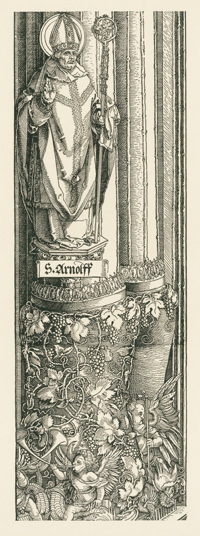 Triomfboog voor keizer Maximiliaan I door Albrecht Dürer or Duerer