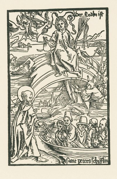 " Over de minachting van ongeluk " door Albrecht Dürer or Duerer