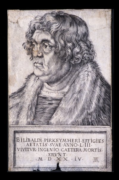 Willibald Pirkheimer door Albrecht Dürer or Duerer