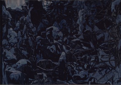 Decorontwerp voor het ballet Solveig op muziek van E. Grieg, 1922 door Aleksandr Jakovlevic Golovin
