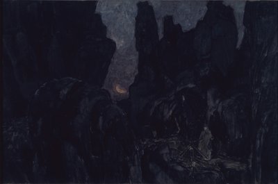 Toneelontwerp voor de opera Carmen door G. Bizet, 1908 door Aleksandr Jakovlevic Golovin