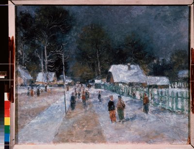 Winter door Aleksandr Vasilievich Shevchenko