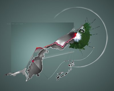Oekraïne aangevallen door Rusland, 2022 (Illustratie) door Alessandro Lonati