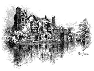 Wells Palace, Somerset, 1895 door Alex Ansted