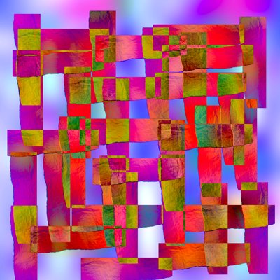 Kristal geometrische structuur, 2019 door Alex Caminker