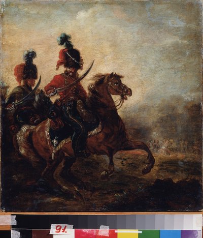Ruiters (Huzarenregiment) door Alexander Orlowski