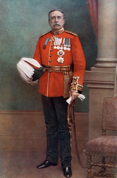 Sir William Lockhart, opperbevelhebber in India door Alexander Bassano