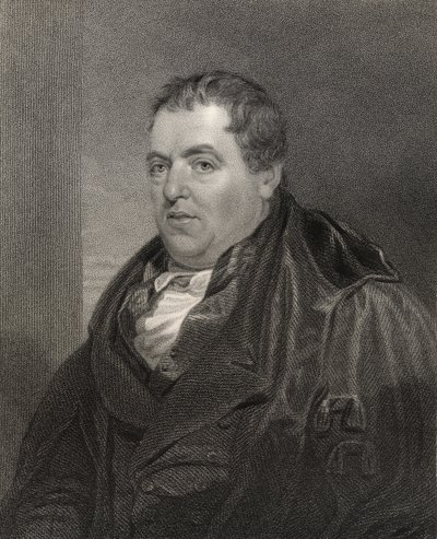 Sir John Leslie, gegraveerd door H. Cook, uit 