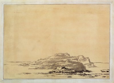 Fantastisch Landschap, 1780-85 door Alexander Cozens