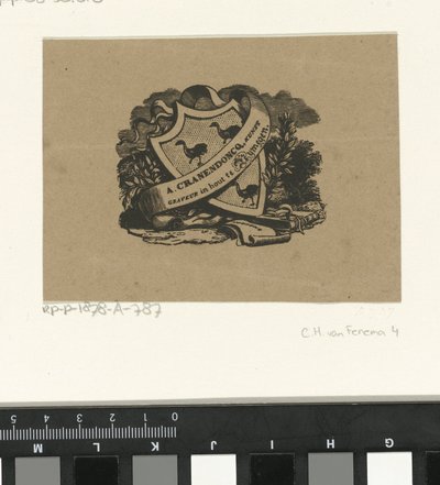 Wapen van de familie Cranendoncq door Alexander Cranendoncq