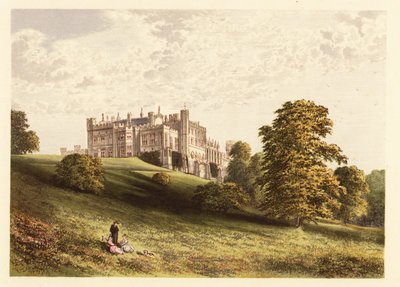 Lambton Castle., County Durham, Engeland.,1880 door Alexander Francis (after) Lydon