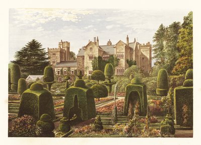 Levens Hall., Cumbria, Engeland.,1880 door Alexander Francis (after) Lydon