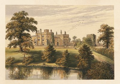 Ripley Castle, Yorkshire, Engeland, 1880 door Alexander Francis (after) Lydon