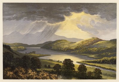 Schotse Loch Scenery: Loch Fad door Alexander Francis (after) Lydon