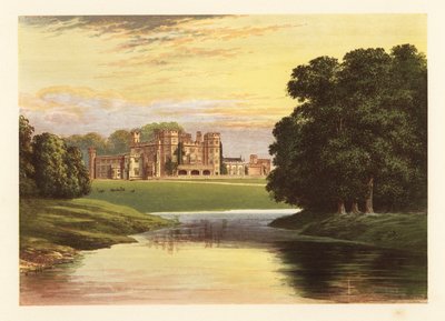 Sundorne Castle, Shropshire, Engeland, 1880 (gravure) door Alexander Francis (after) Lydon