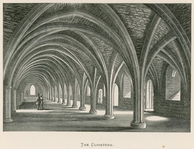 Fountains Abbey, de kloosters door Alexander Francis Lydon