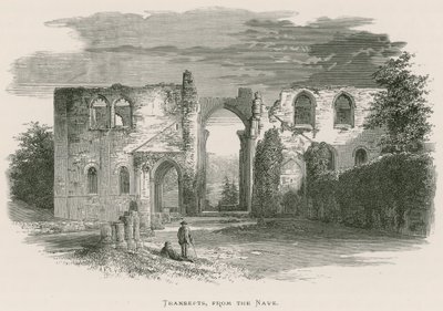 Furness Abbey, transepten, vanaf het schip door Alexander Francis Lydon