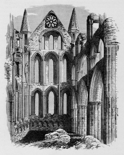 Noord Transept, Whitby Abbey, ca. 1880, 1897 door Alexander Francis Lydon