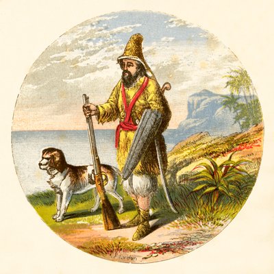 Robinson Crusoe door Alexander Francis Lydon
