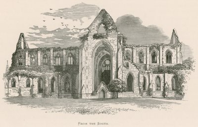 Tintern Abbey, vanuit het Zuiden door Alexander Francis Lydon