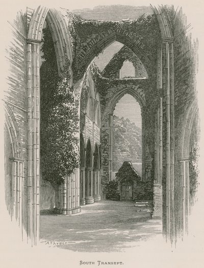 Tintern Abbey, Zuid Transept door Alexander Francis Lydon