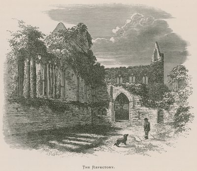 Tintern Abbey, De Refter door Alexander Francis Lydon