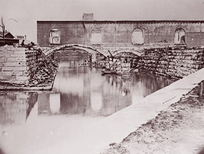Ruïnes bij Canal Basin, Richmond, 1865 door Alexander Gardner