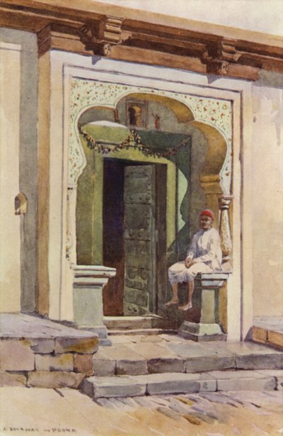 Een Deur, Poona door Alexander Henry Hallam Murray