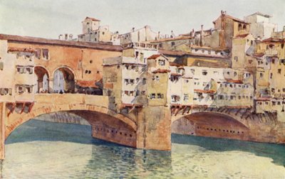 Florence, Ponte Vecchio door Alexander Henry Hallam Murray