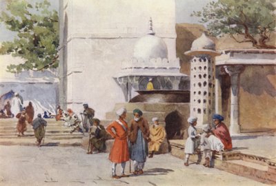 De Ketel bij de Ingang van de Dargah, Ajmere door Alexander Henry Hallam Murray