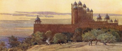 De Moskee en Poort van Overwinning, Fatehpur Sikri door Alexander Henry Hallam Murray