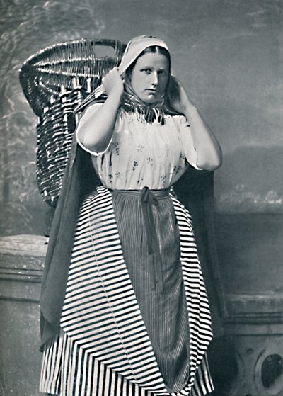 Een visvrouw uit Newhaven, Schotland door Alexander Inglis