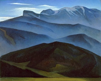 Kreuzjoch door Alexander Kanoldt