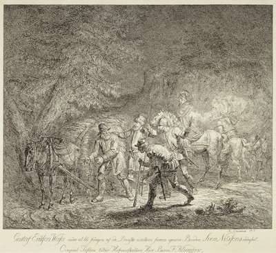Gustav Vaasa in een strolading door Alexander Lauréus