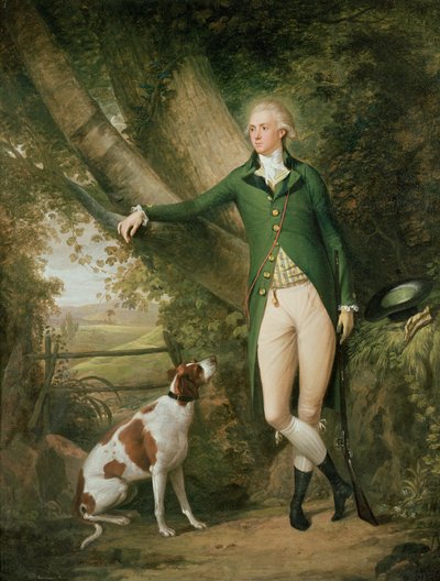 Portret van John Cockburn Ross van Rochester en Shadwick door Alexander Nasmyth