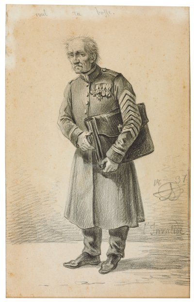 Een veteraan van het keizerlijke Russische leger, 1837 door Alexander Orlowski