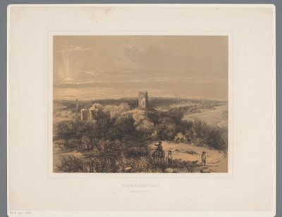 Ruïne van kasteel Wilhelmstein door Alexander Schaepkens