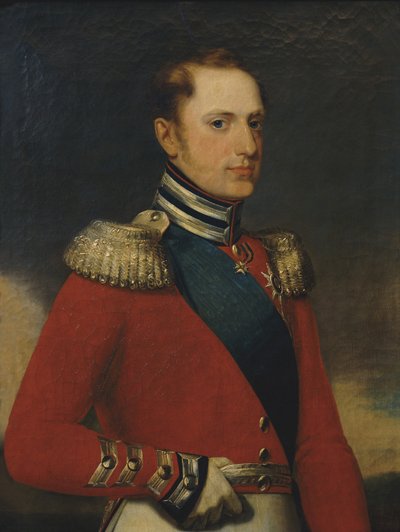 Portret van keizer Nicolaas I 1796-1855, 1829 door Alexander Vasilyevich Polyakov