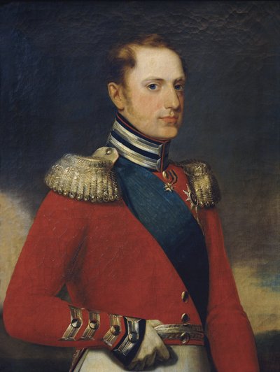 Portret van Keizer Nicolaas I door Alexander Vasilyevich Polyakov