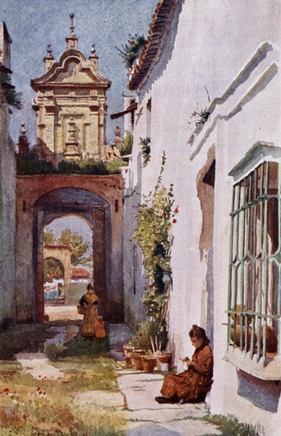 In Sevilla door Alexander Wallace Rimington