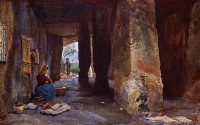 Prehistorische Grot, Antequera door Alexander Wallace Rimington