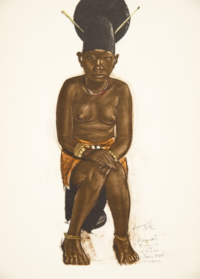 Napudre, vrouw van Tuba (Niangara) Haut Ouelle, uit Dessins et Peintures d