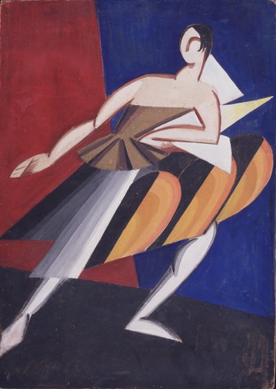 Kostuumontwerp, 1920 door Alexandra Alexandrowna Exter
