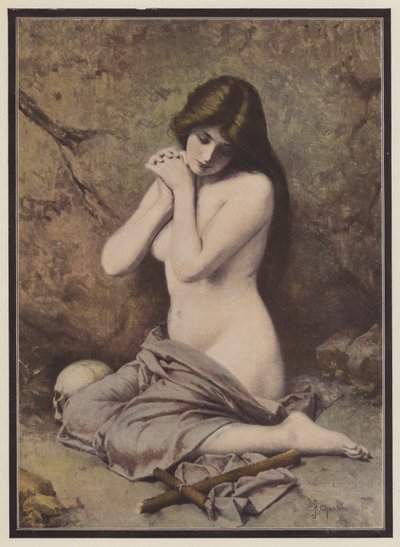 Berouwvolle Maria Magdalena door Alexandre Jacques Chantron