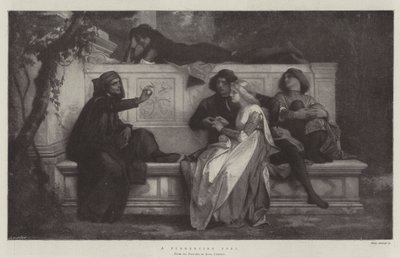 Een Florentijnse Dichter door Alexandre Cabanel
