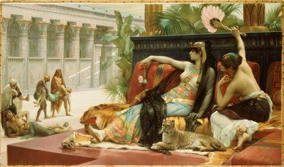 Cleopatra test gif op veroordeelde slaven door Alexandre Cabanel