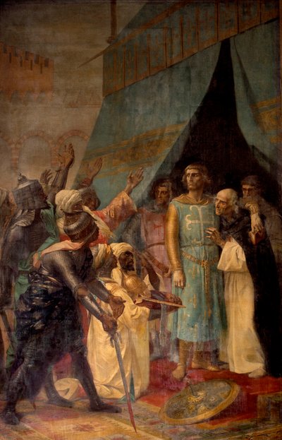 Zevende Kruistocht: Koning Lodewijk IX (Saint Louis) in Jeruzalem door Alexandre Cabanel