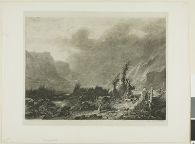 Alpenlandschap door Alexandre Calame