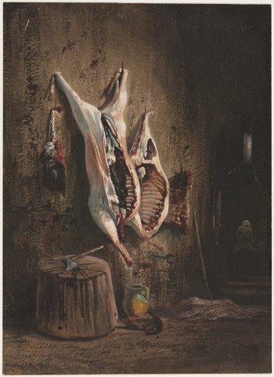 Karkassen, 1840-1860 door Alexandre Gabriel Decamps
