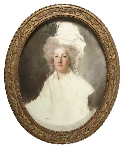Portret van Koningin Marie Antoinette van Frankrijk 1755-1793 door Alexandre Kucharski